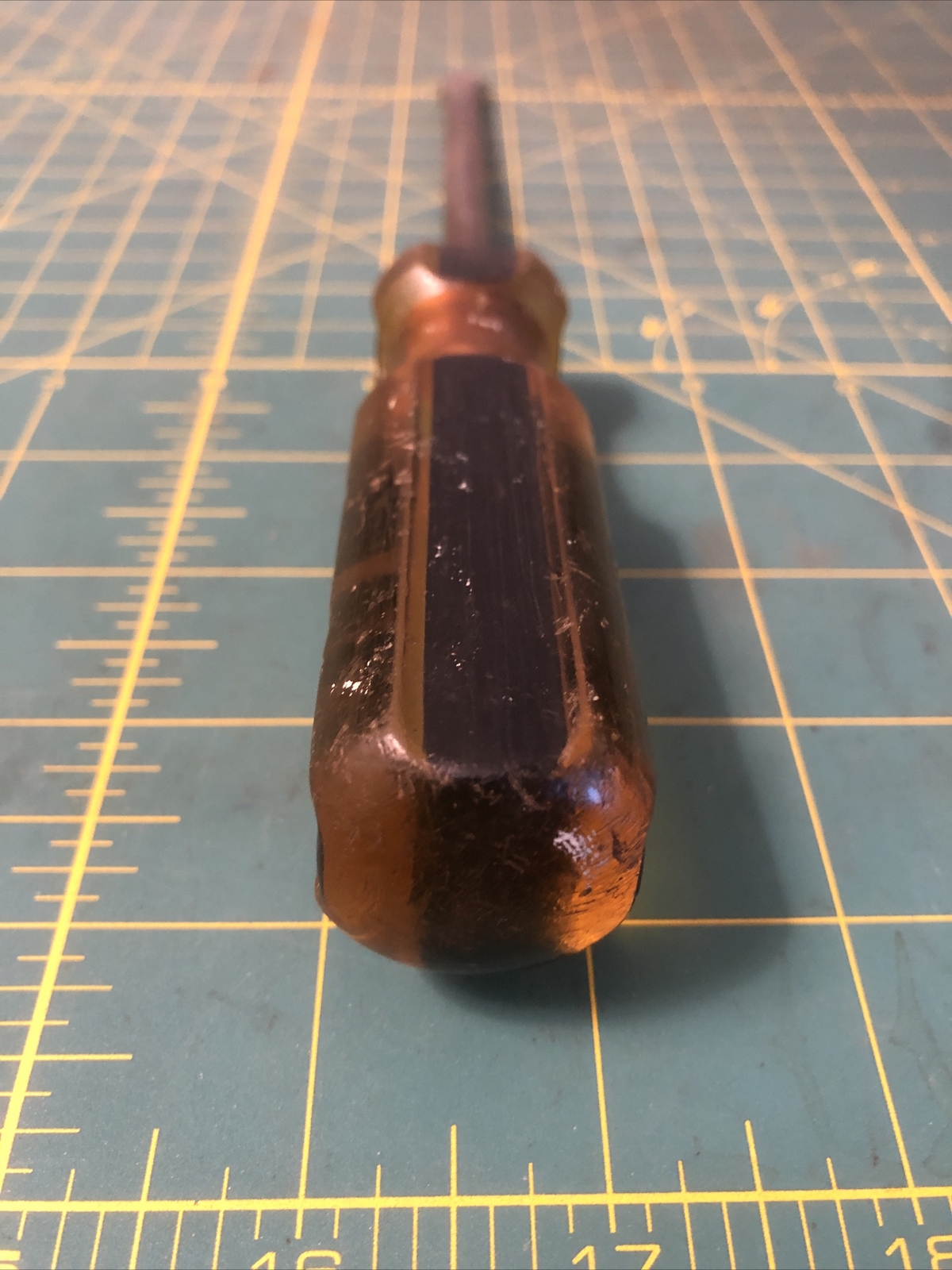 Vintage Dayton USA 5/16” Slot Screwdriver no. 4X466 Old Mechanics Tool 10” Long