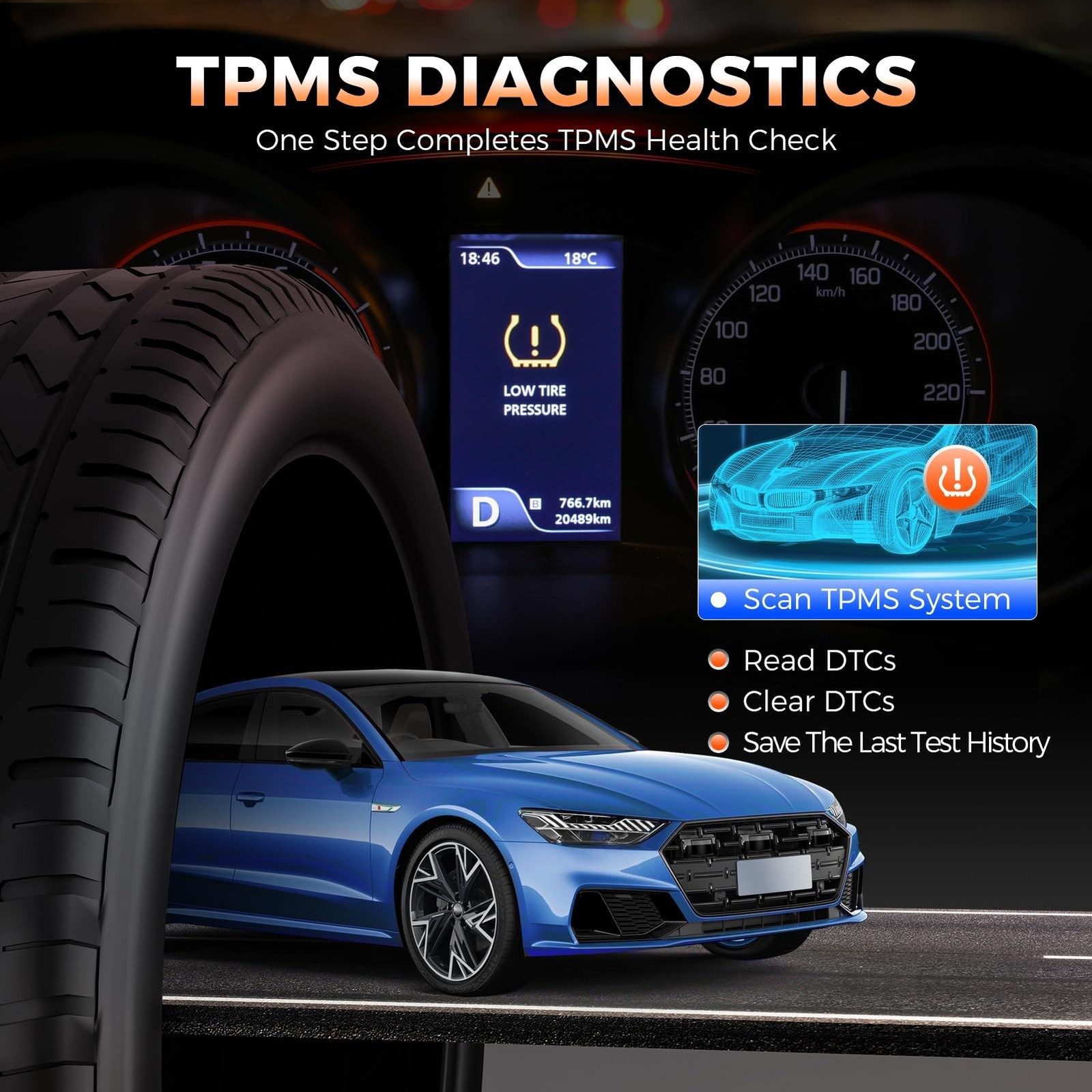 OTOFIX TireGO 808 TPMS Programming Tool, 2026 Upgrade Wi*Fi TPMS Scan Tool Re…
