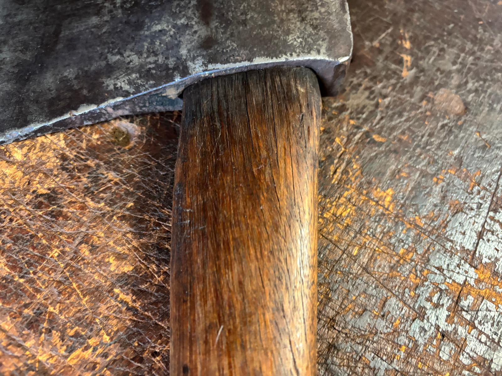 Rare Vintage MUSTAD Yankee Pattern 3- 1/2lb Single Bit Axe. Made in Norway 1930s