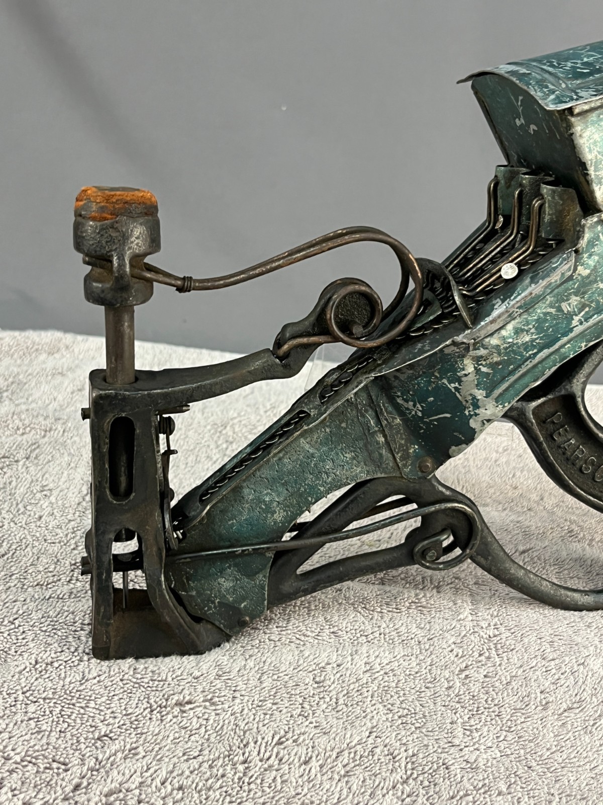 Antique Pearson’s Nailer Nail Gun Hammer Nailing Patented Tool Pat 1892 1908