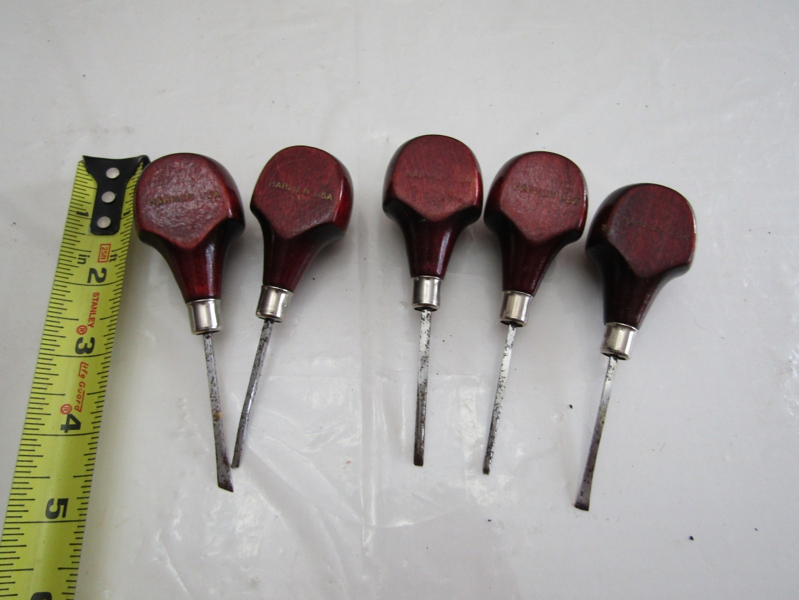 Vintage Harmen Wood Carving Chisel Tool Set CARPENTRY WOODWORKING CARVING