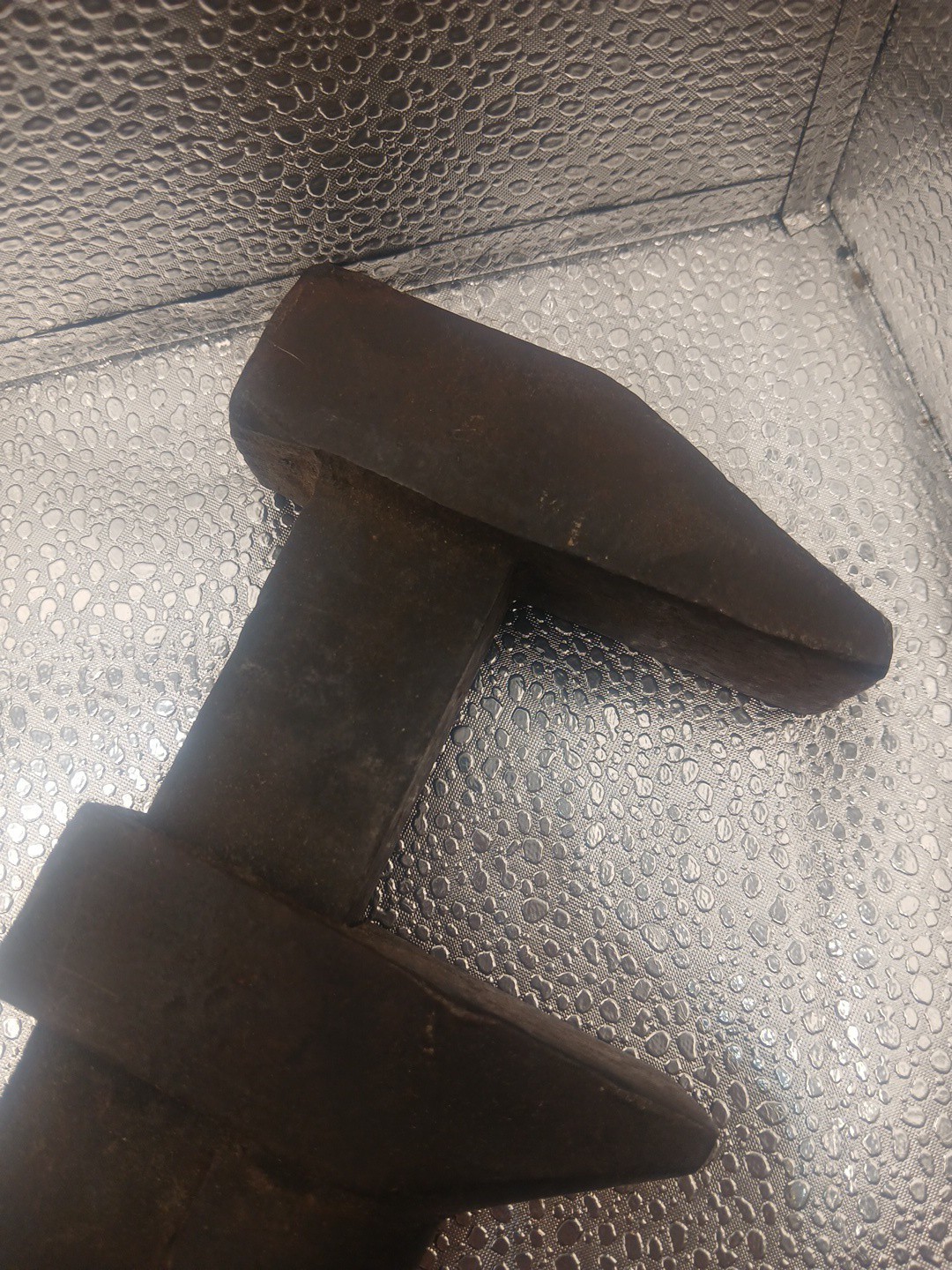 Vintage L. COES Adjustable Monkey Pipe Wrench Steel Wood Handle 18”