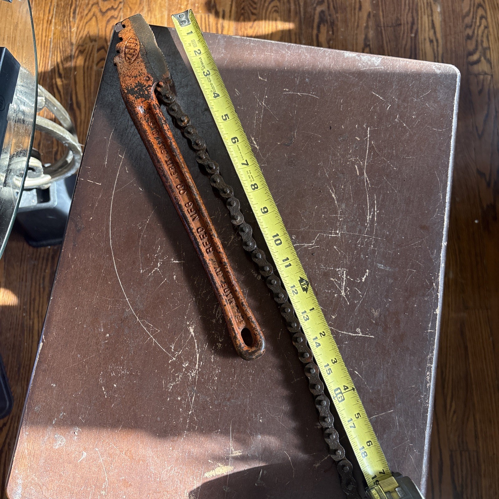 Vintage Reed MFG Co WA-14 Heavy Duty Chain Wrench 14″ Long, Made in USA