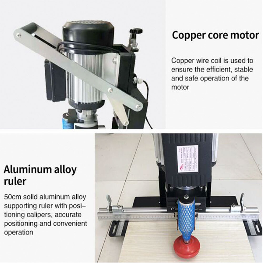 Hinge Small Manual Hinge Boring Drilling Milling Machine Lock Hole Drilling