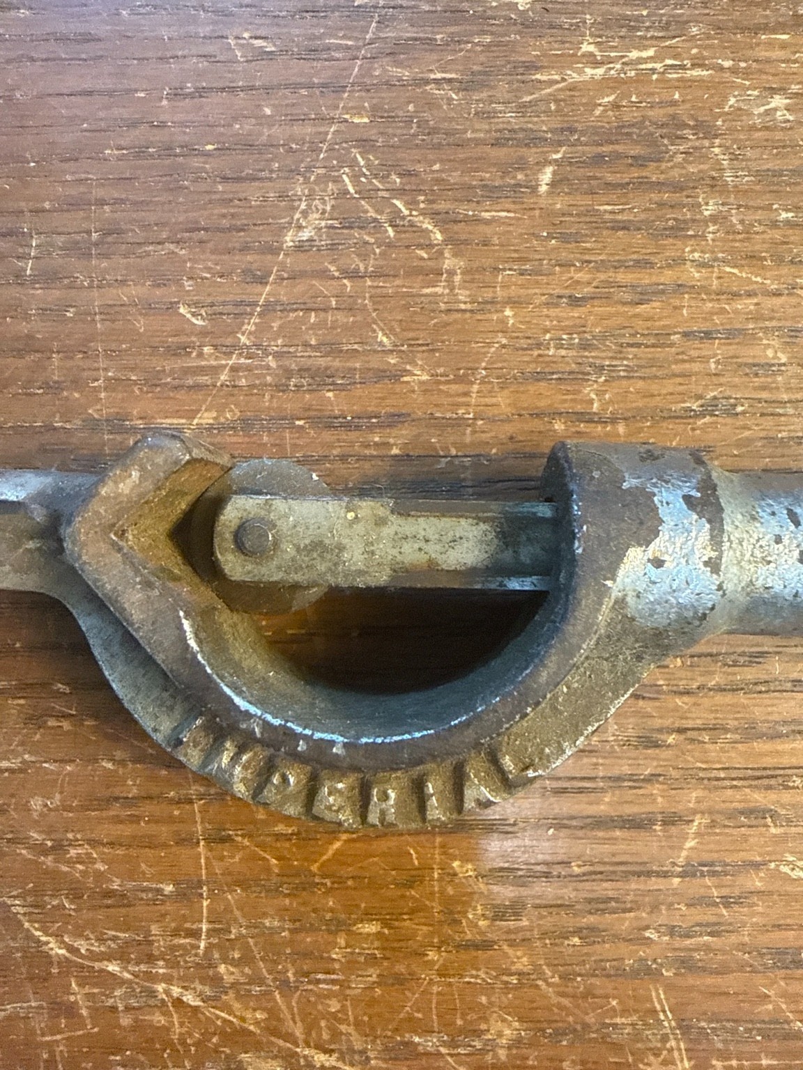 Antique IMPERIAL Tubing Cutter Vintage Pipe Copper Brass HVAC Tool USA