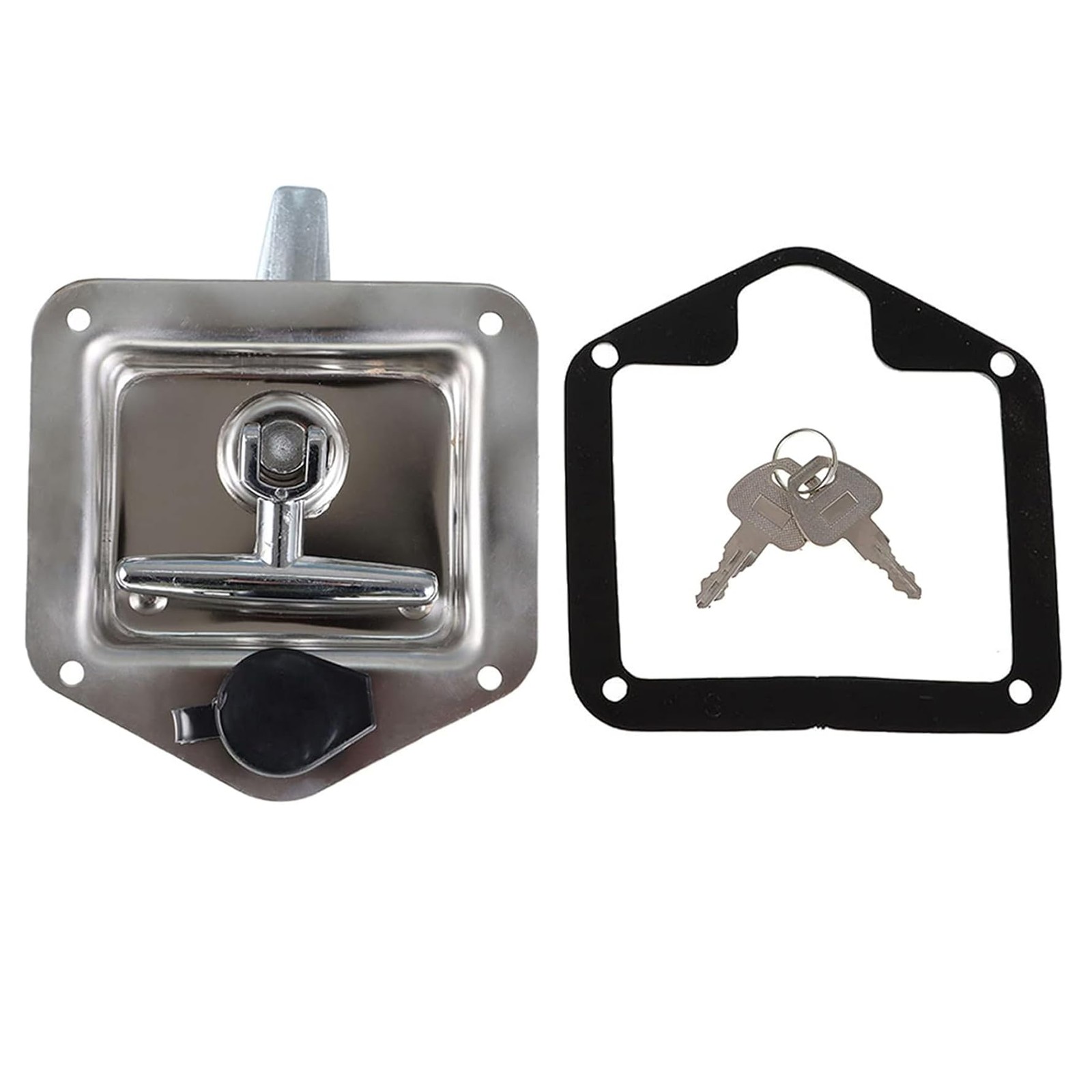 1-Pack Trailer Door Latch Rv Door Tool Lock T-Handle Lock 304 Stainless Steel…