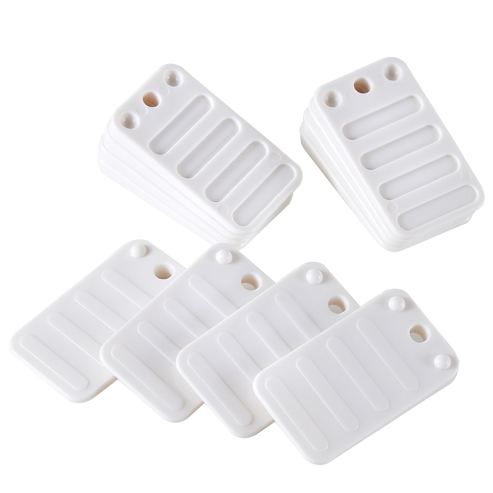 ZZJMCH 12 Pack Toilet Leveling Shims, Multi Purpose Plastic Shims for White
