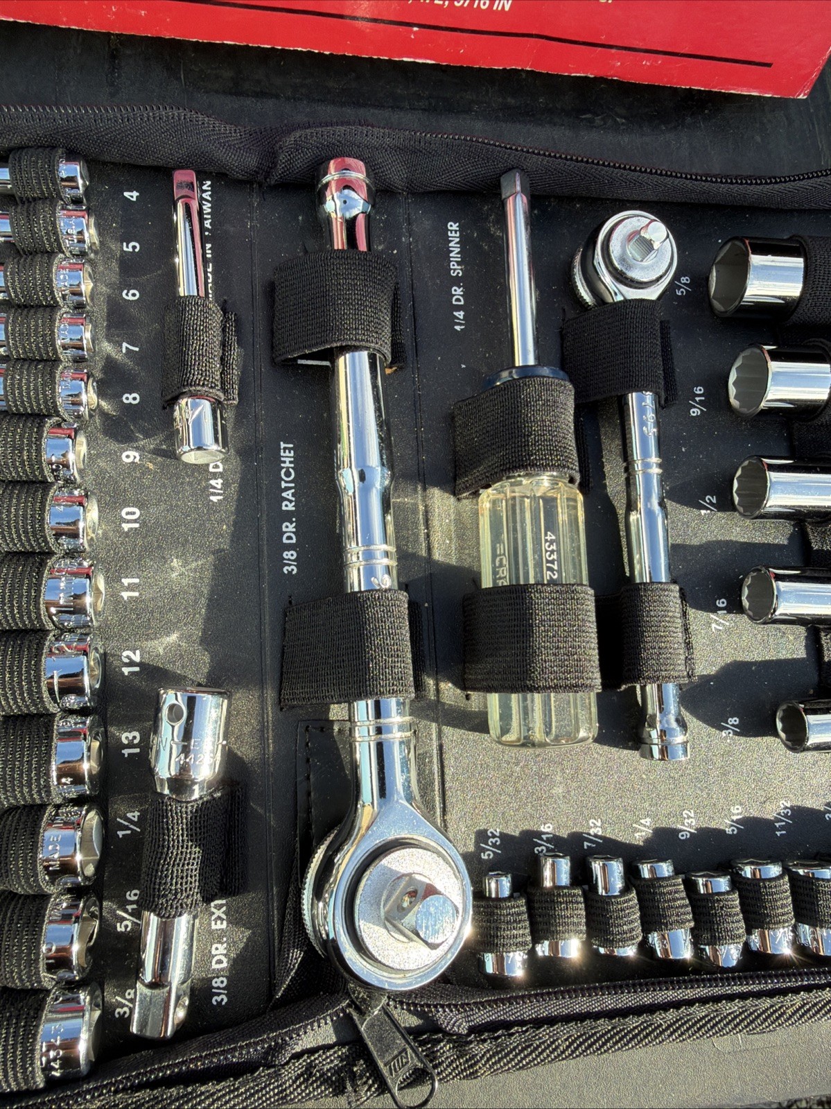 Sears Craftsman USA Nos Rare 50pc Mechanics Tool Set 33650 SAE Metric Ratchets