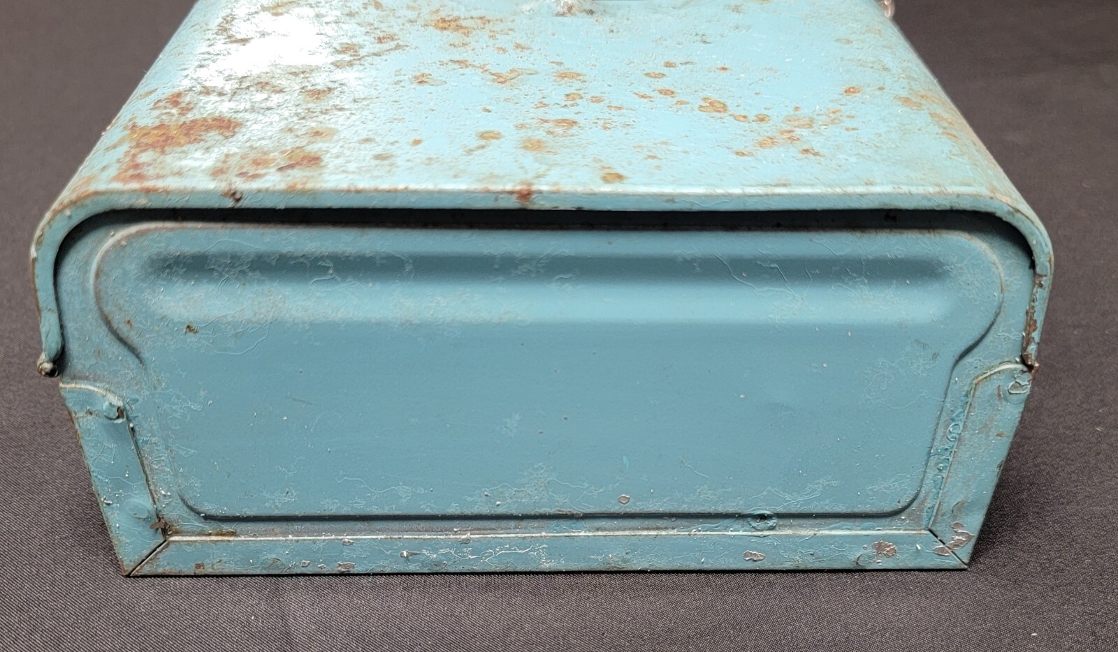 Vintage BernzOMatic Metal Blue Propane Torch Burn Kit Tin Carrying Case Tool Box