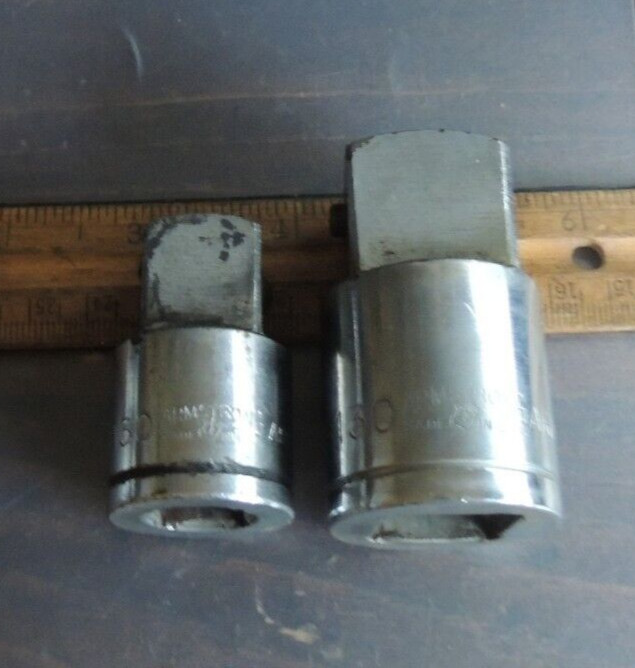 2 ARMSTRONG SOCKET ADAPTERS SH130 HX130, 1/2″ to 3/4″, 3/4″ female to 1″ male