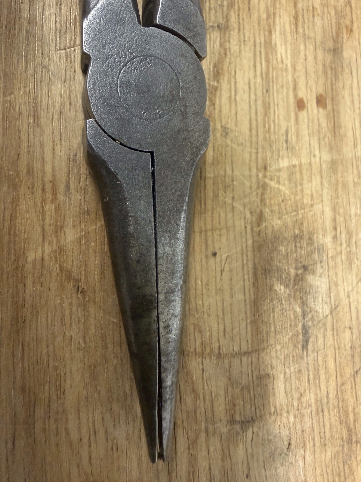 Vintage Diamalloy USA Needle Nose Pliers #NN 56 Diamond Calk And Horseshoe