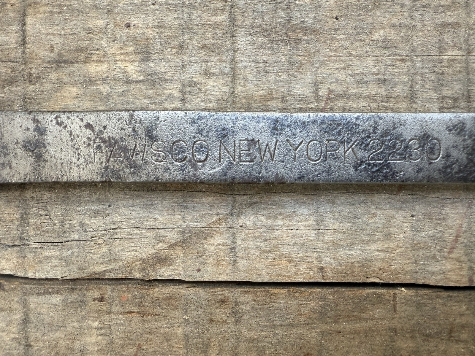 9” JH Faw Inc Ratchet Wrench #2230 Reversible Tool Fawsco NYC Very Very Rare