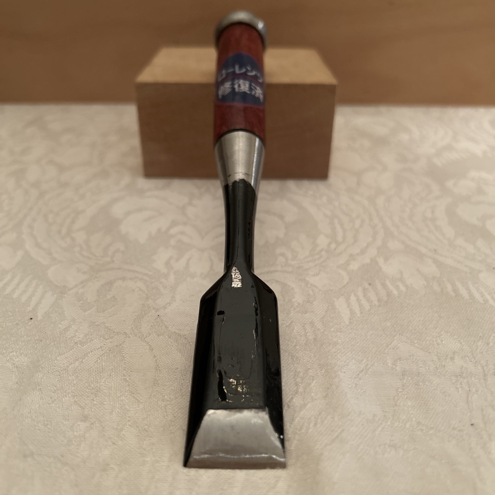 Japanese Chisel Atsu nomi Timber Mortise chisel “Umihiro” 24mm White Steel