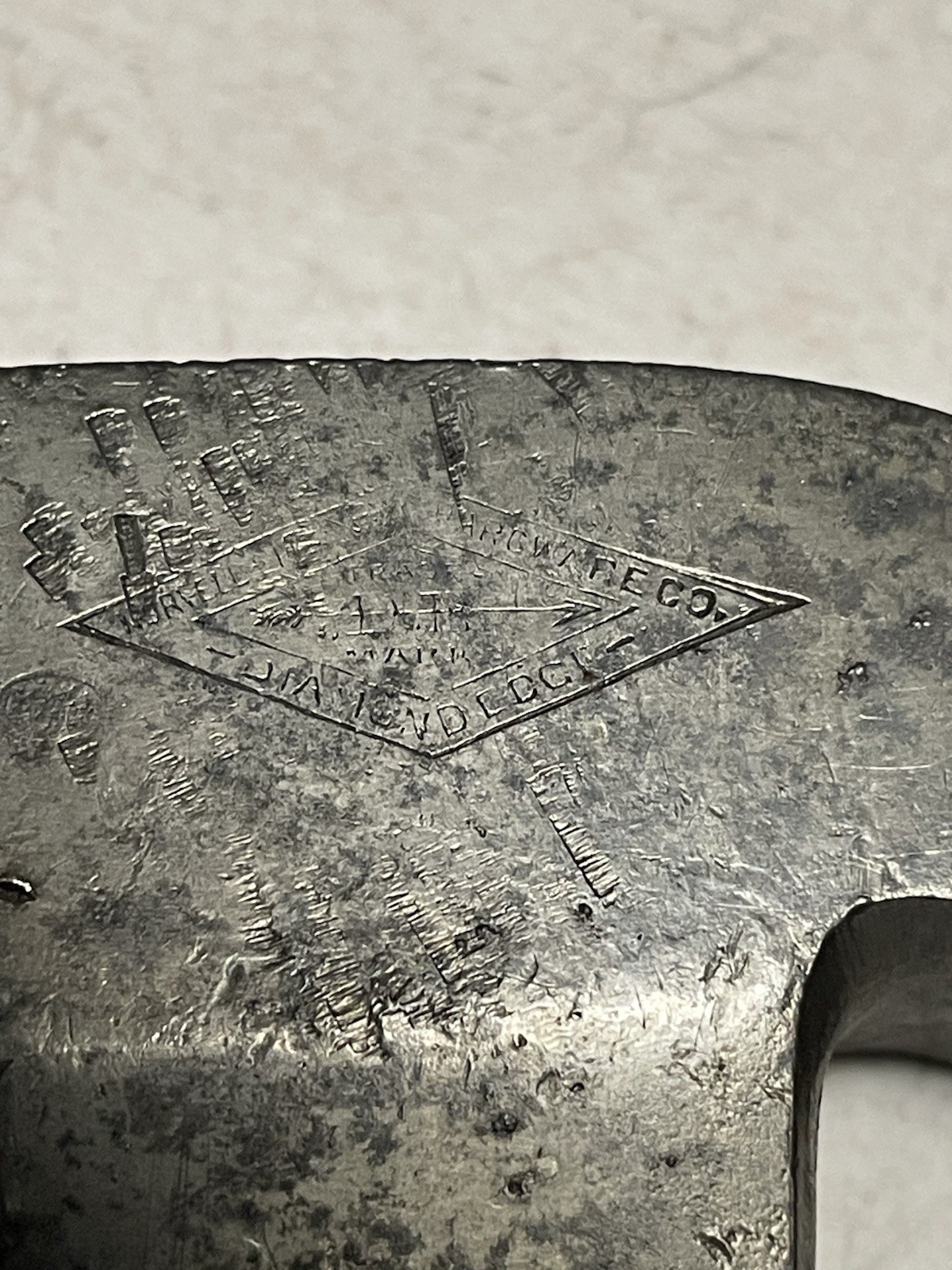 vintage shapleigh diamond Edge Small Claw Hammer St. Louis MO Good Handle Logo