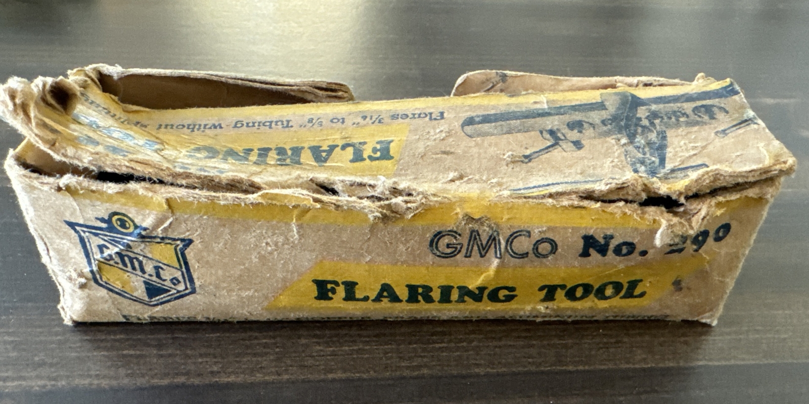 G.M. Co Flaring Tool No. 290 With Box Long Island Made In USA Tool