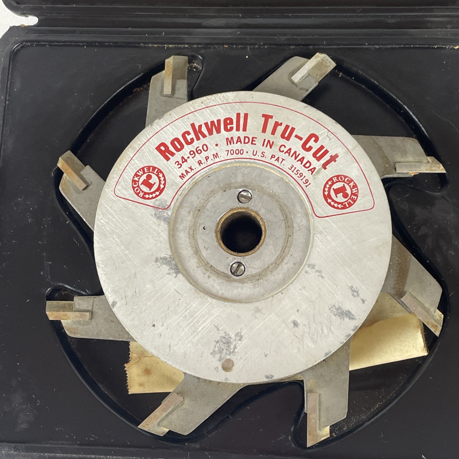Rockwell 34-960 Tru-Cut Dado With Box For Radial And Table Saws Dial The Cut