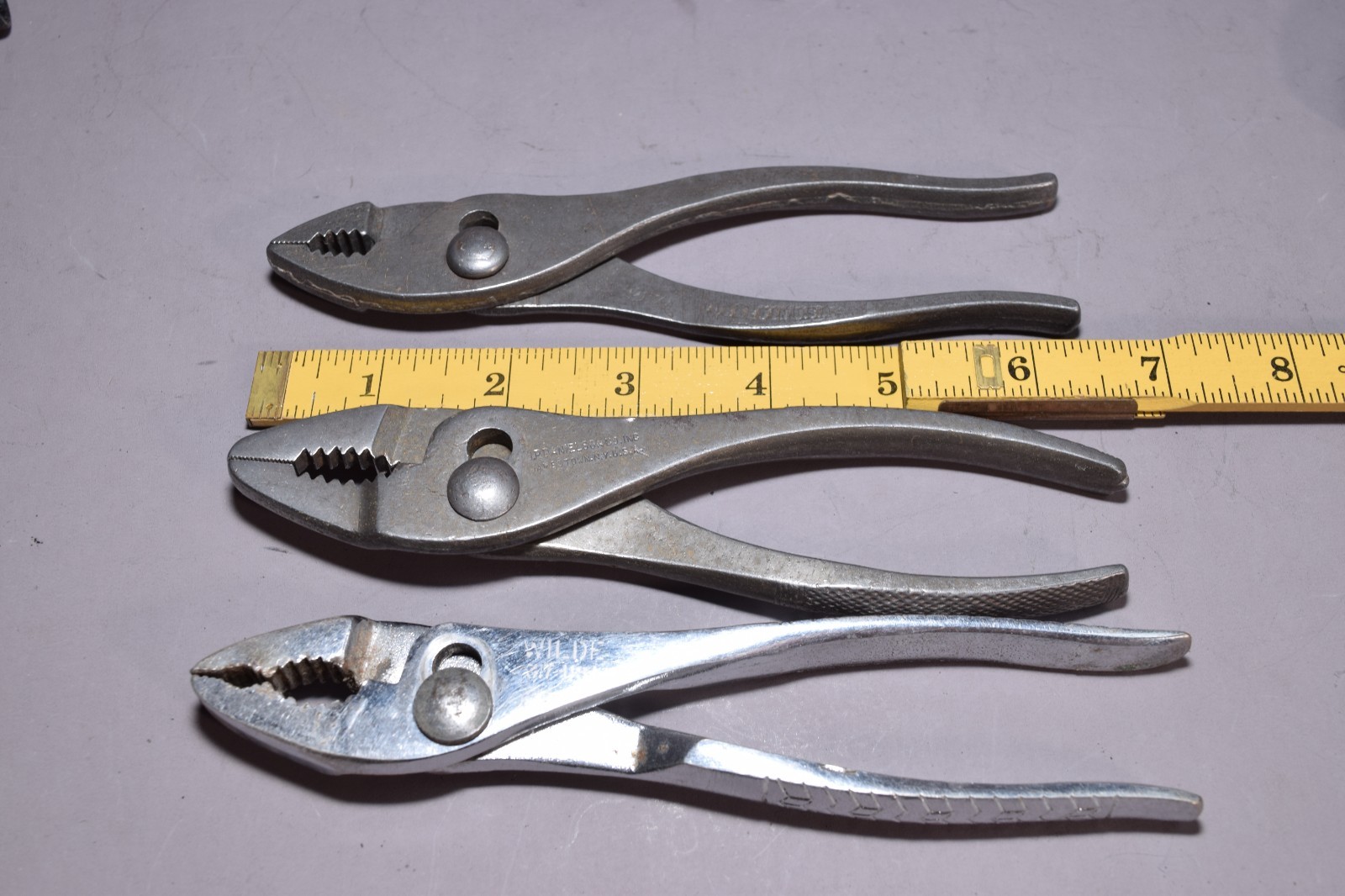 Vintage Pliers Lot 7pc Wilde Danielson Kraeuter Channelock Inv 5333 SA7