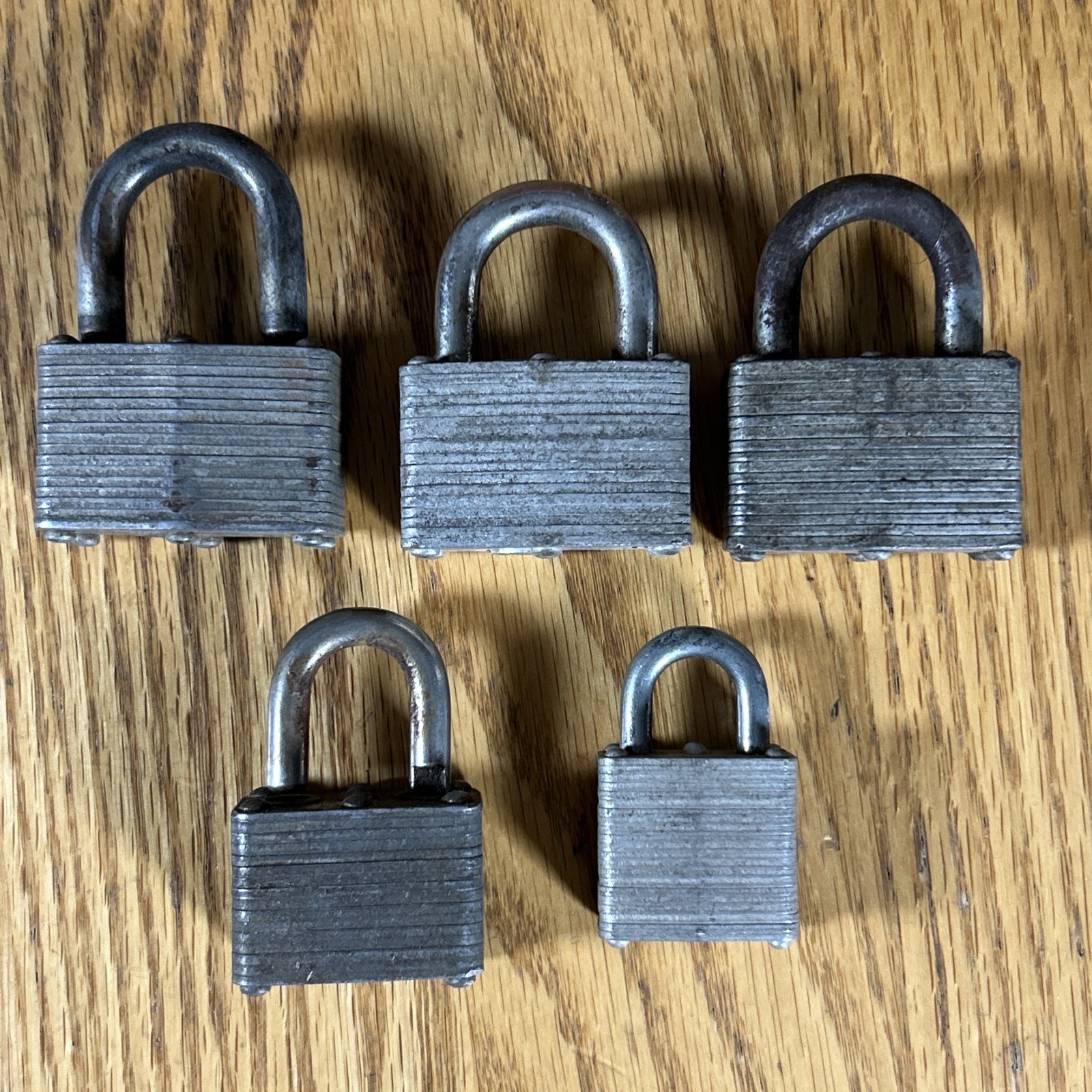 Vintage Master Lock Lot No Keys Milwaukee Wisonsin USA 197 199 311 345 028