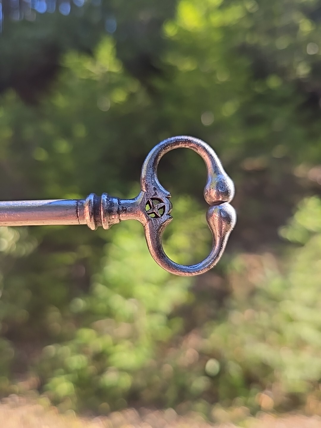 1700s Ancient French Chest Key☆ 1 Antique Burgundy France Iron Key!