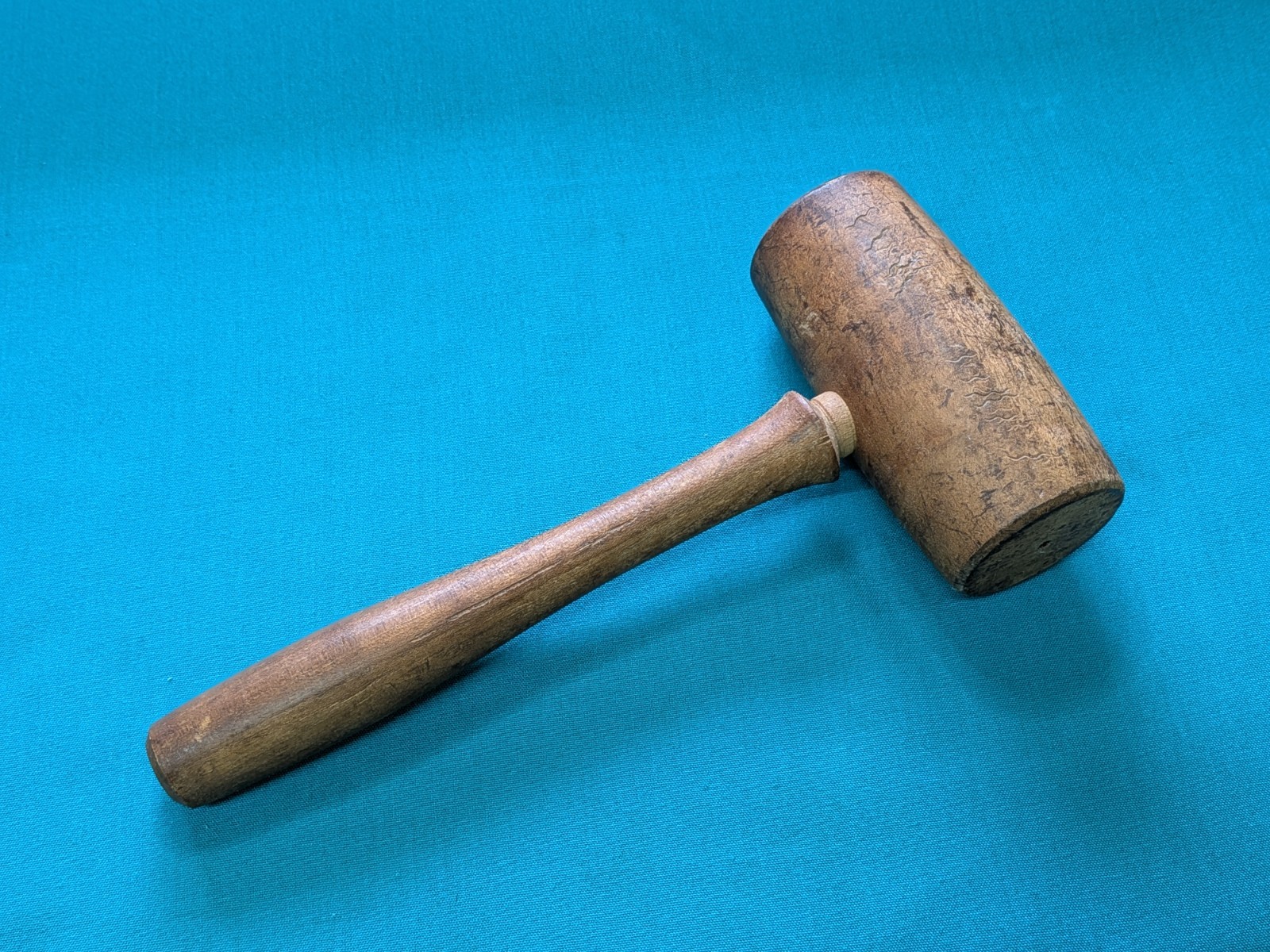 Vintage 12 oz. x 11″ Wood Mallet Hammer Rustic Primitive Country Farm Tool Decor