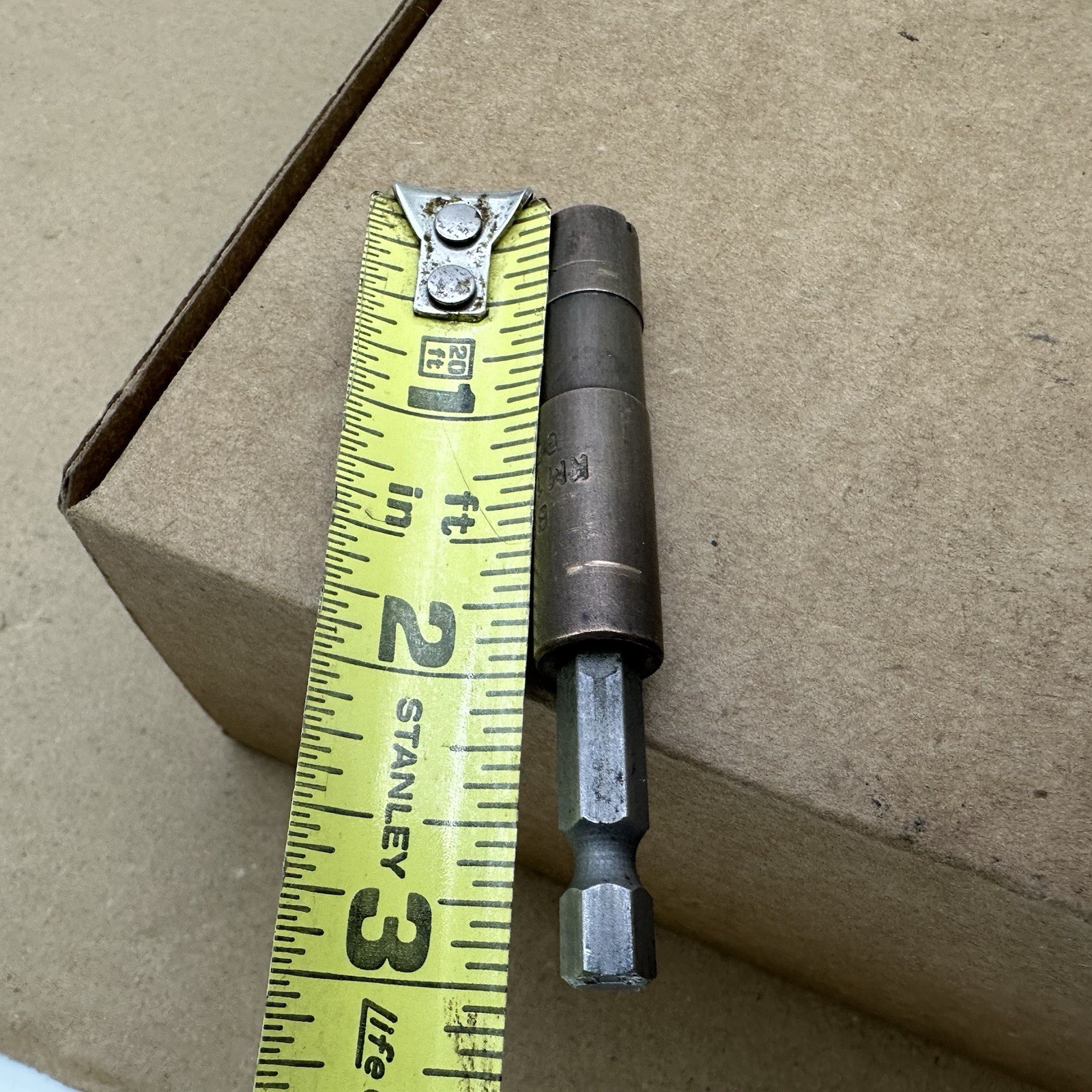 Vintage Belzer Hex Bit Magnetic Socket Driver 6 Point Made In Germany KM153-48mm