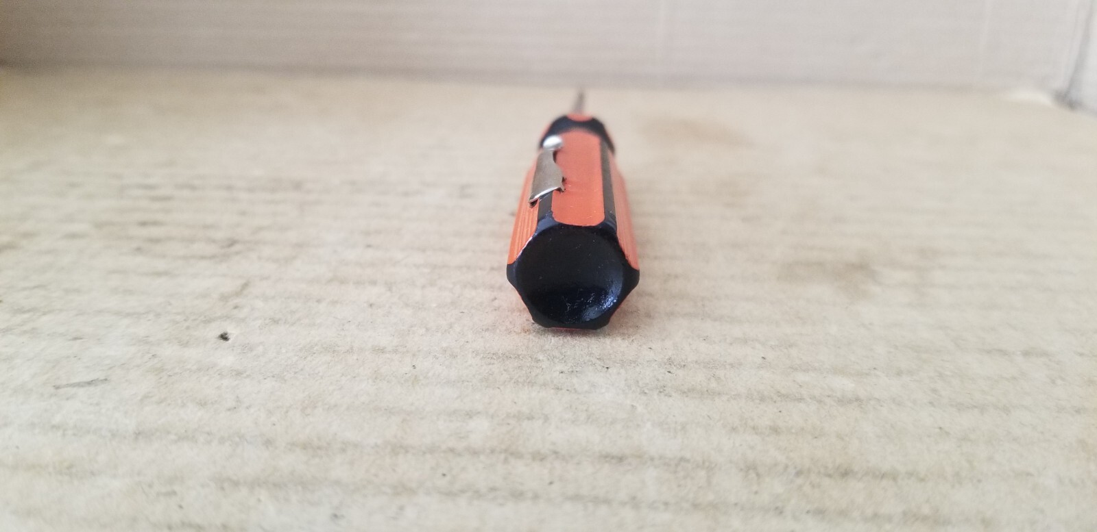 Vintage Stanley USA 63-310 Pocket Clip Flat/Slotted Screwdriver, VGC