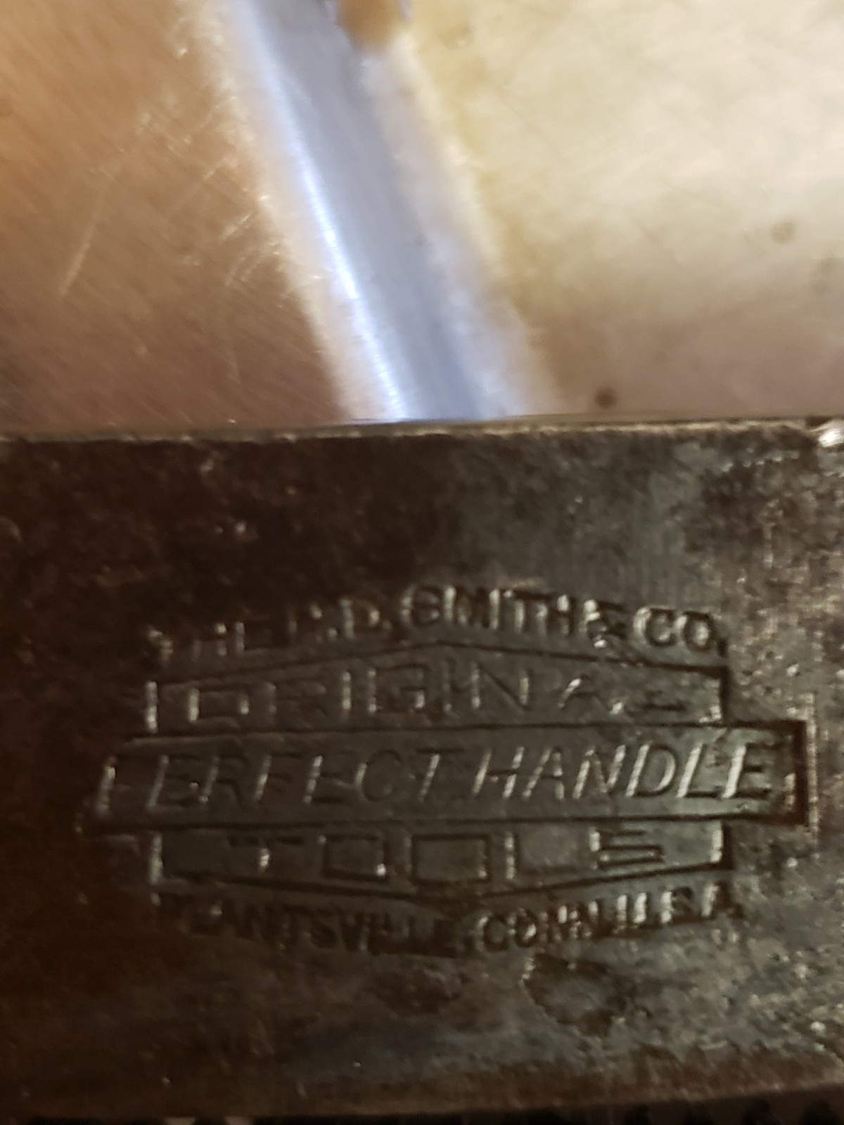 Antique 100 year old 12-1/2″ H D Smith Perfect Handle adjustable Monkey wrench