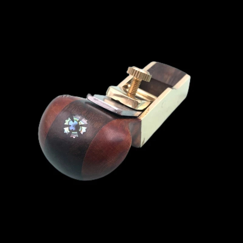 1pcs brass wrap blackwood convex bottom planes 1 7/8″ woodworking tool