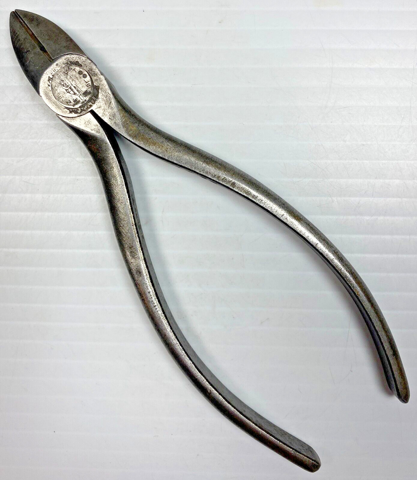 Vintage 1949 KLEIN TOOLS 6″ Diagonal Side Cutters Pliers USA Tool