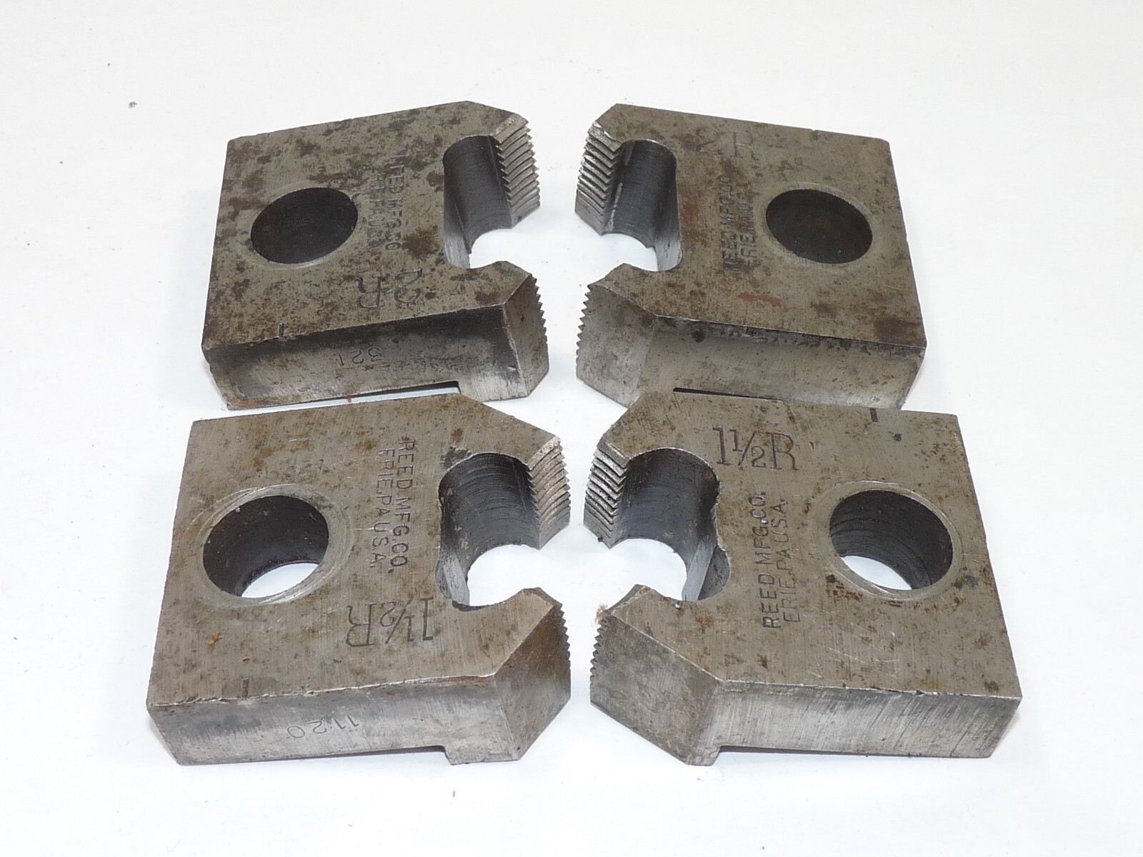 Reed Mfg. Co. No. 1-1/2R & 2R Pipe Threader Die Sets Vintage
