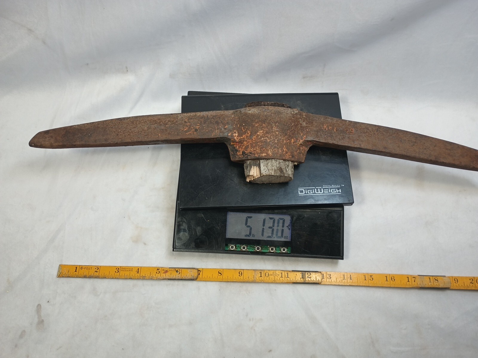 Vintage 6 Lb K & L Klein Logan 49 Miners Pick Axe Steel Digging Tool Os71