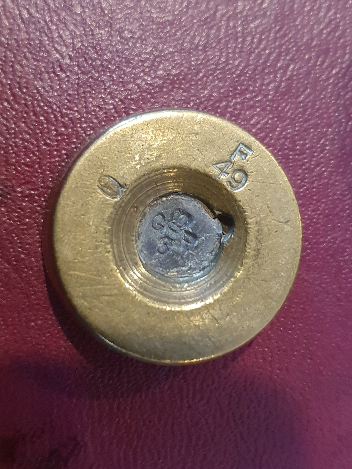 Antique brass Troy weights 10 5 3 2 1oz ER stamped gold trade nesting weights
