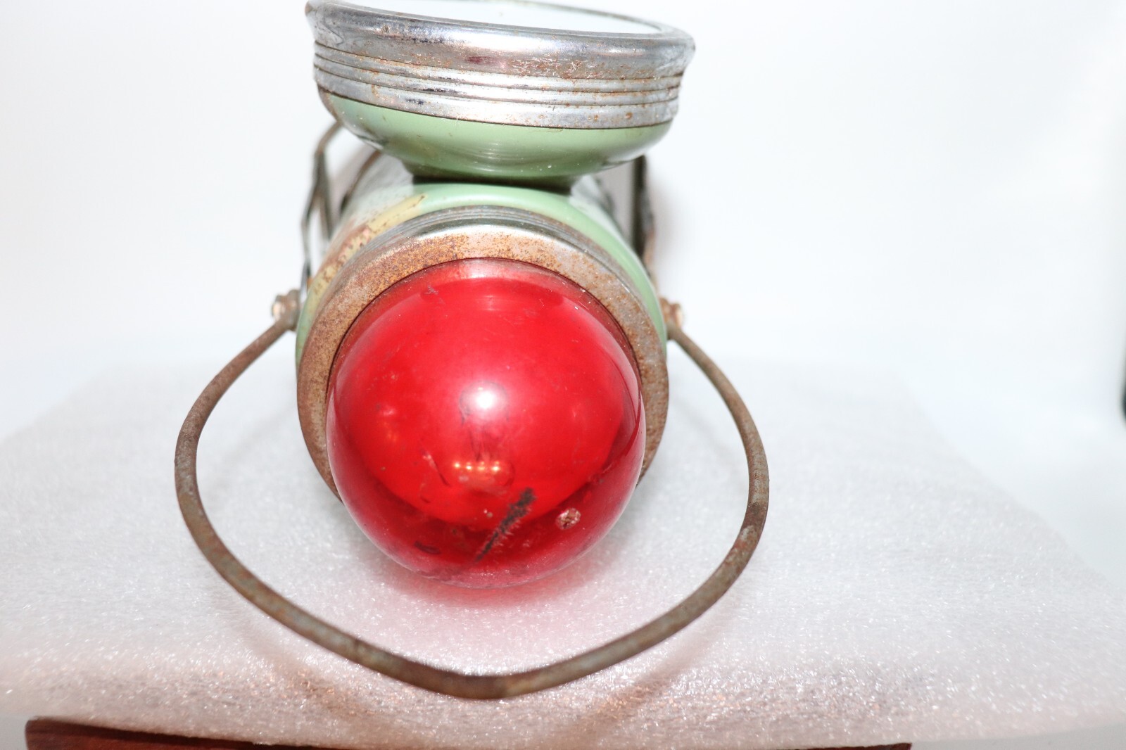 Vintage Dual Light Brakeman’s Lantern Red DOME Made In Japan Green for Parts