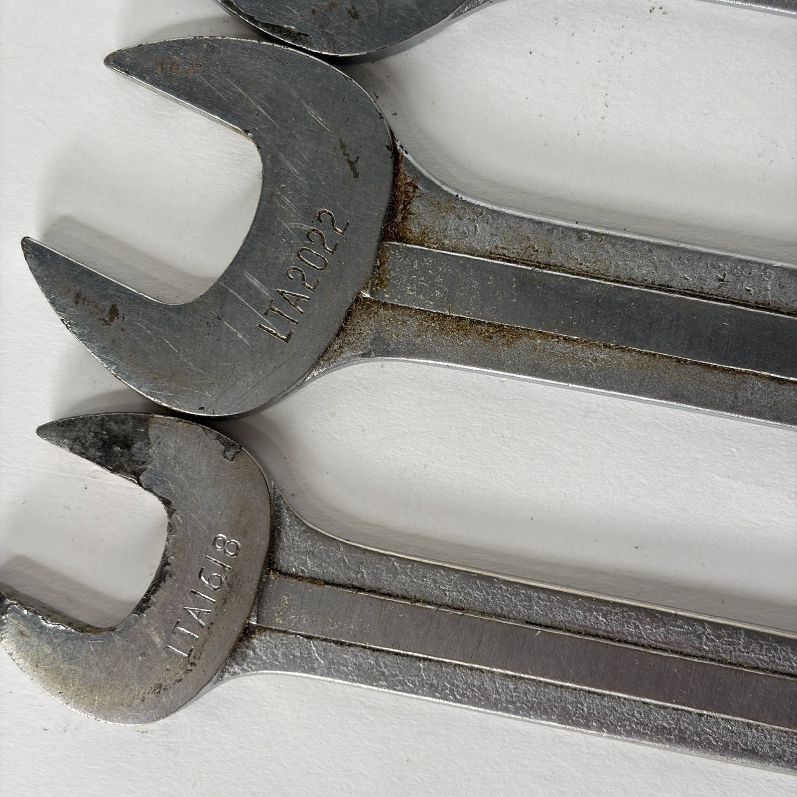 Vintage Blue-Point Supreme Made In USA Double Sided Open Ended Wrench Lot