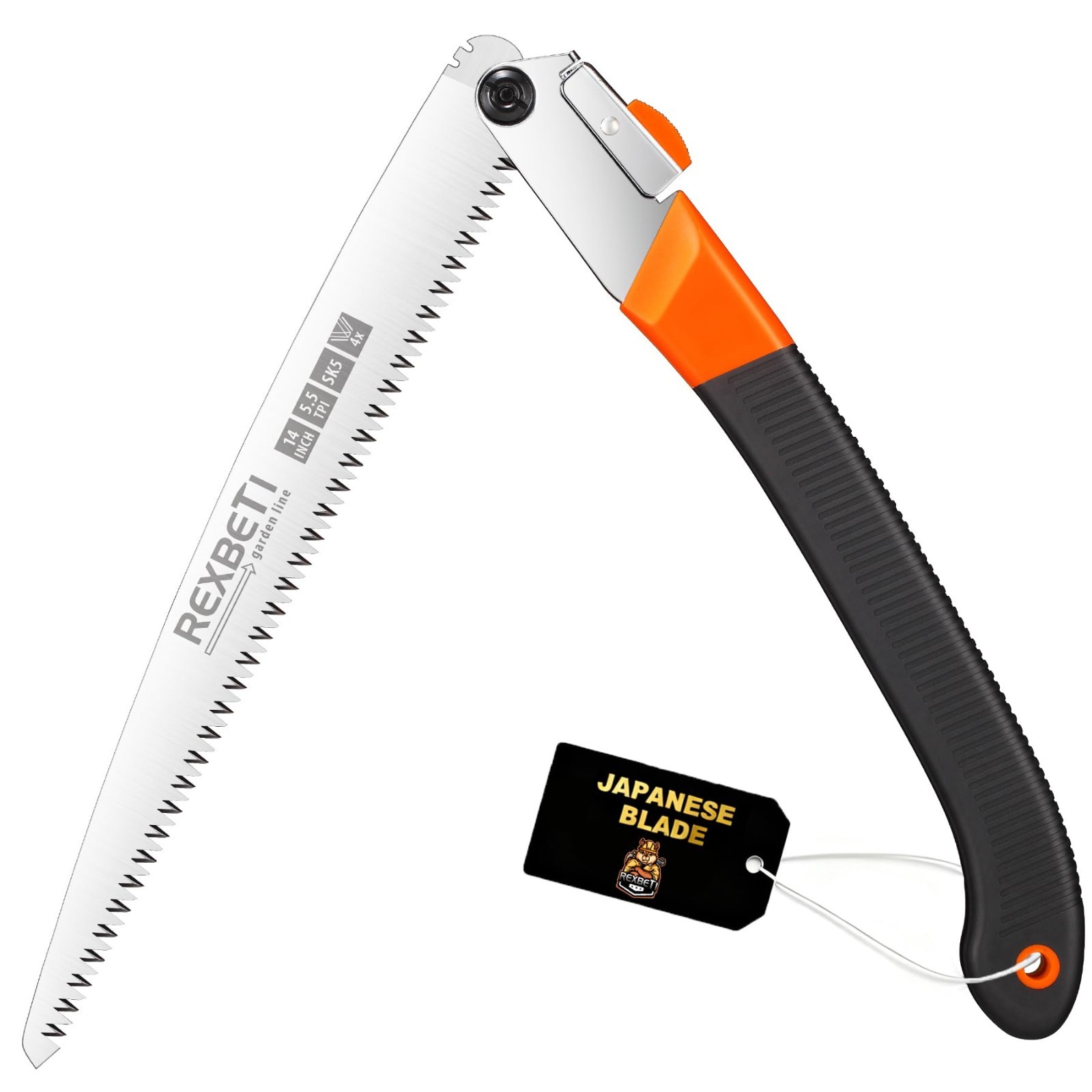 Folding Saw, Extra Long 14 Inch Blade Saws With 4 Cutting Angle Hard Teeth- SALE