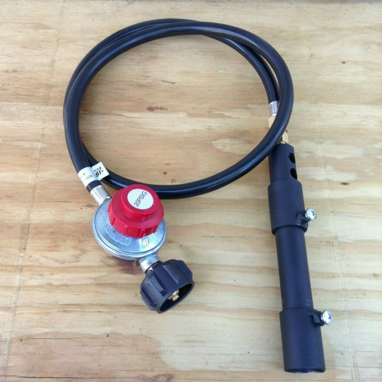 FORGE PROPANE BURNER WITH 4’HIGH PRESSURE REGULATOR(0-20PSI) 27000 BTU