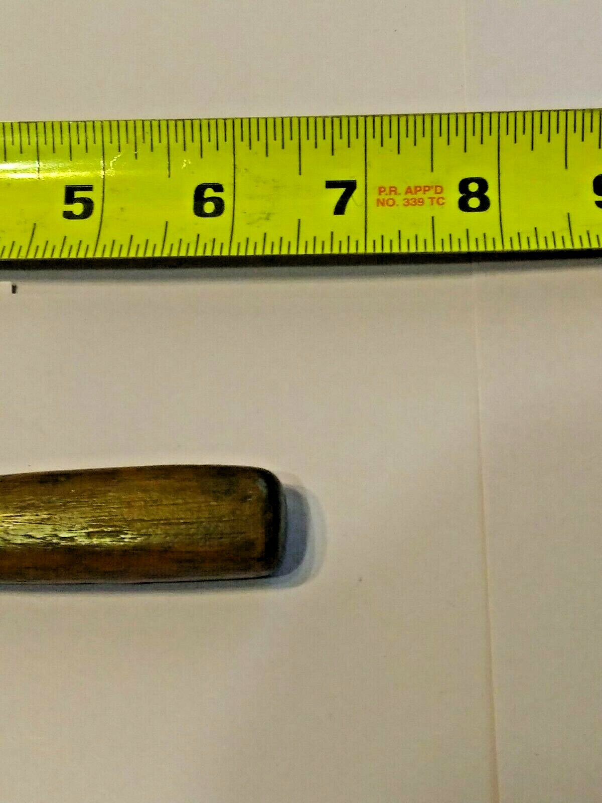 Vtg Small, Blacksmith, Jewelers, Watchmakers Hammer, 6 3/8″ With Hickory Handle