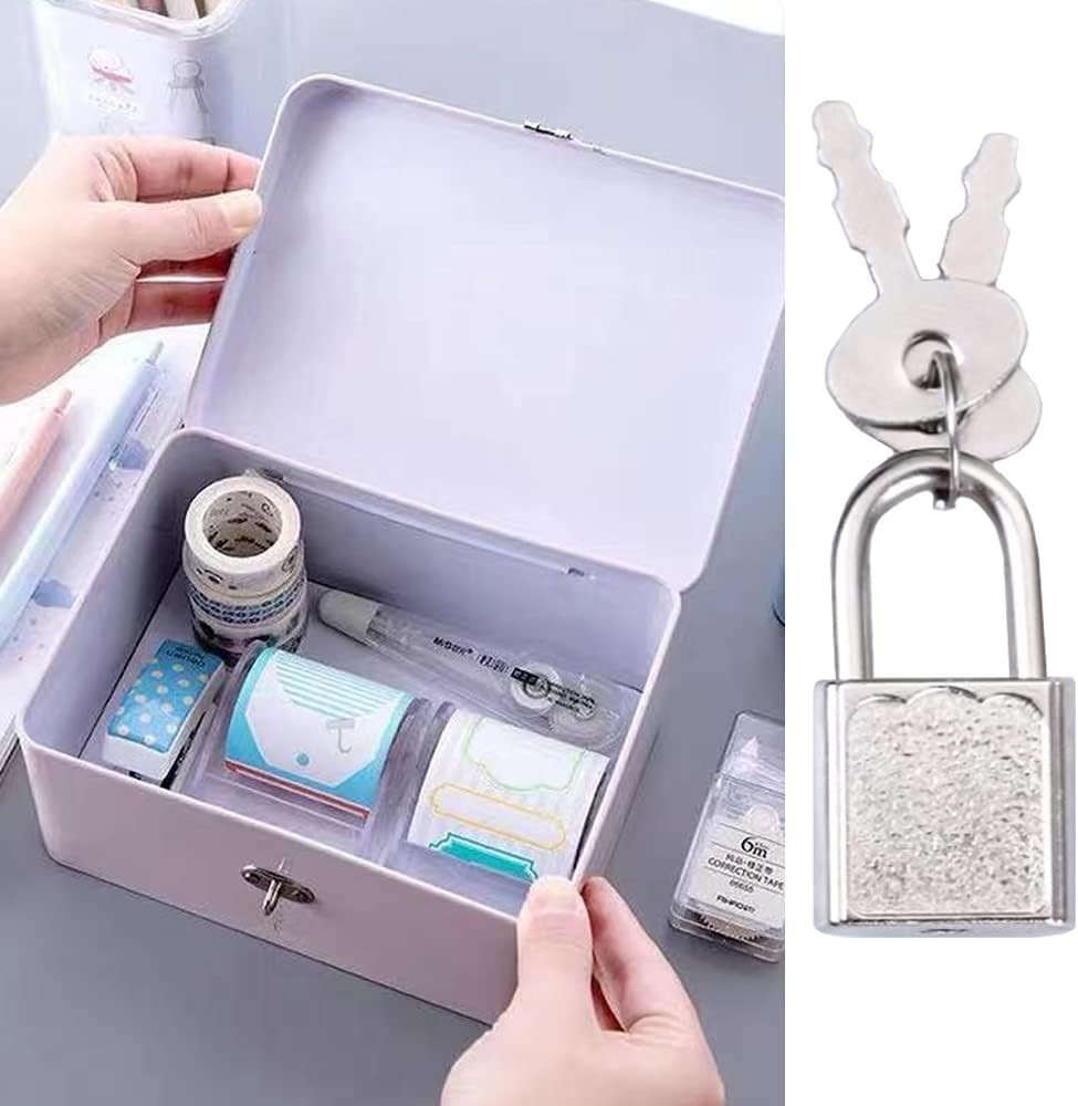 10 Mini Padlocks with Keys – Stylish Security for Jewelry, Diaries & Travel