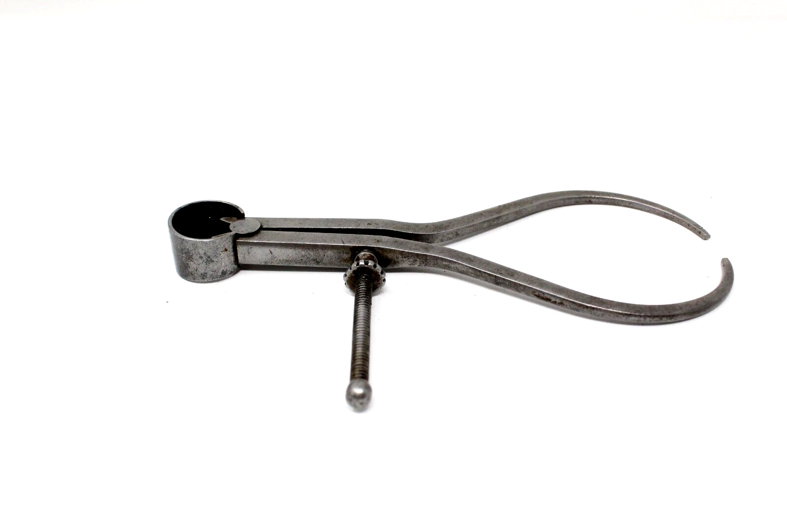 Vintage L.S. Starrett Co. 7″ Outside Divider Spring Caliper Flat Legs USA Made.