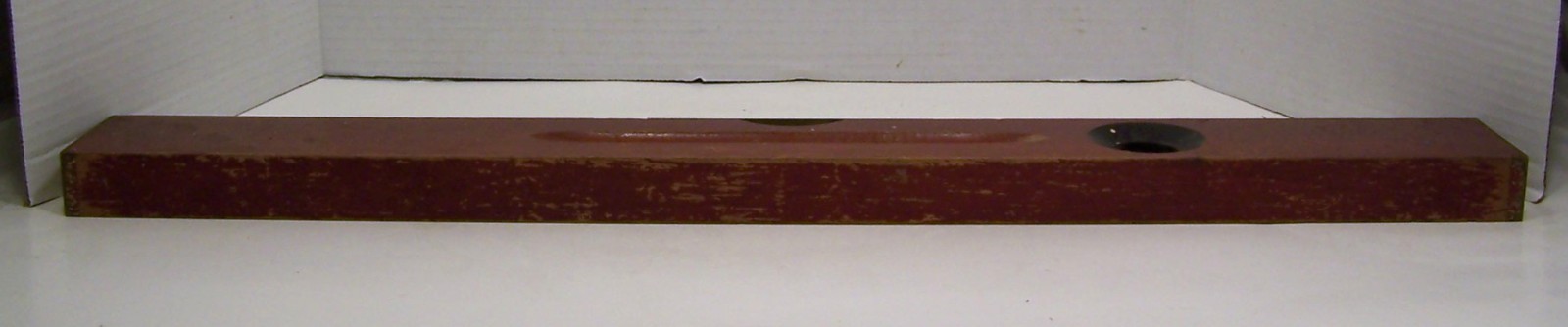 STANLEY No. 3 Level 26″ Genuine Cherry Wood Brass Ends Handi-Hold Adjustable