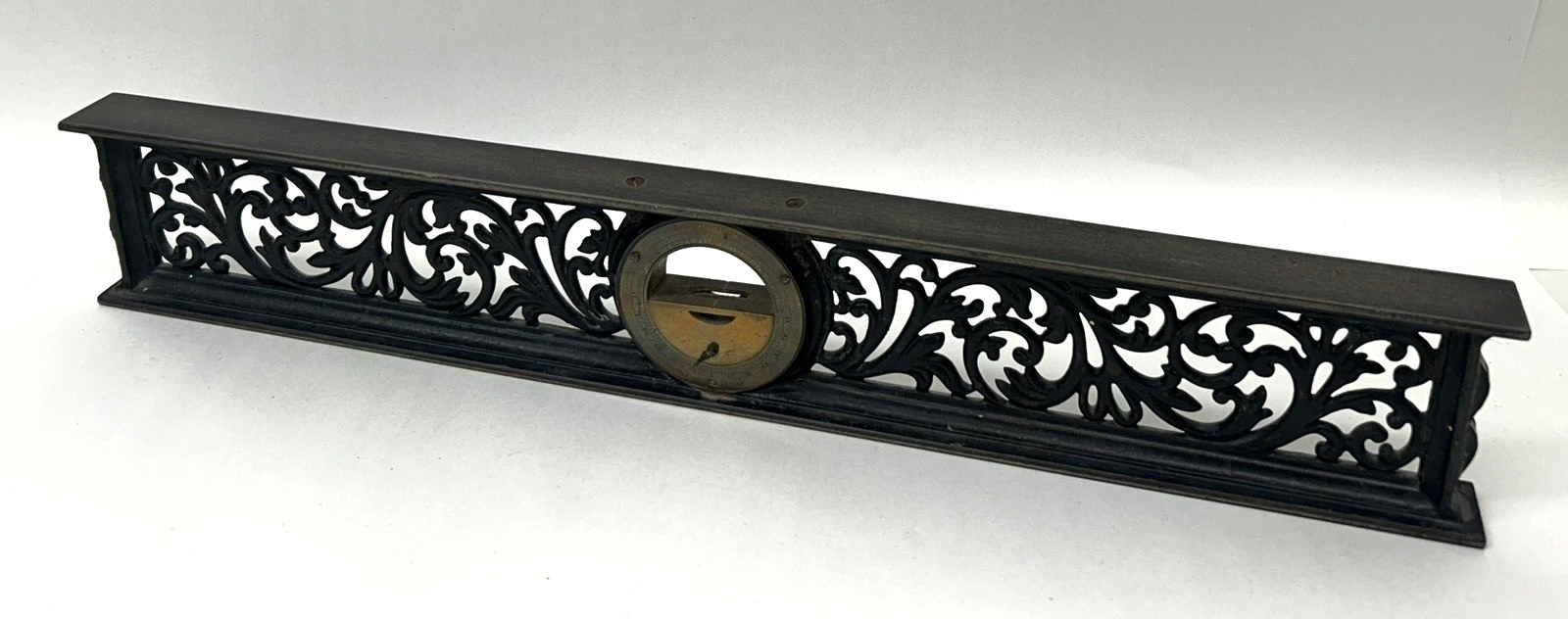 Antique Machinists Cast Iron Davis Level & Tool Spirit Level 18″ 1867 Pat.