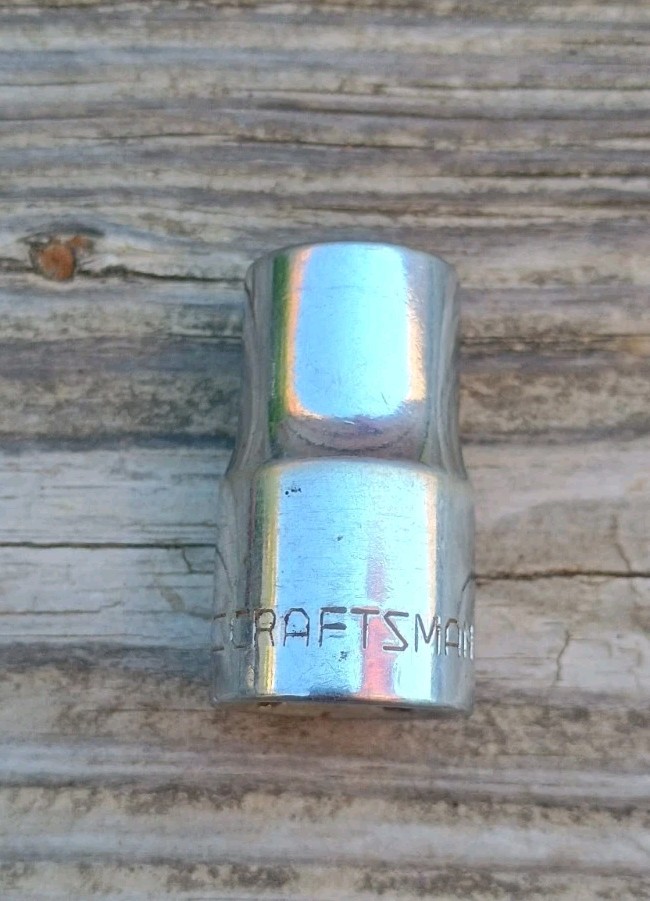 Vintage Craftsman 1/2″ 6 Point Shallow Socket 1/2″ Drive 7 42581 USA