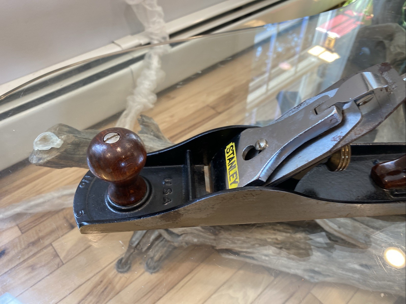 Stanley No. 5 Bench Plane Carpentry Woodworking Tool Vintage USA With Box