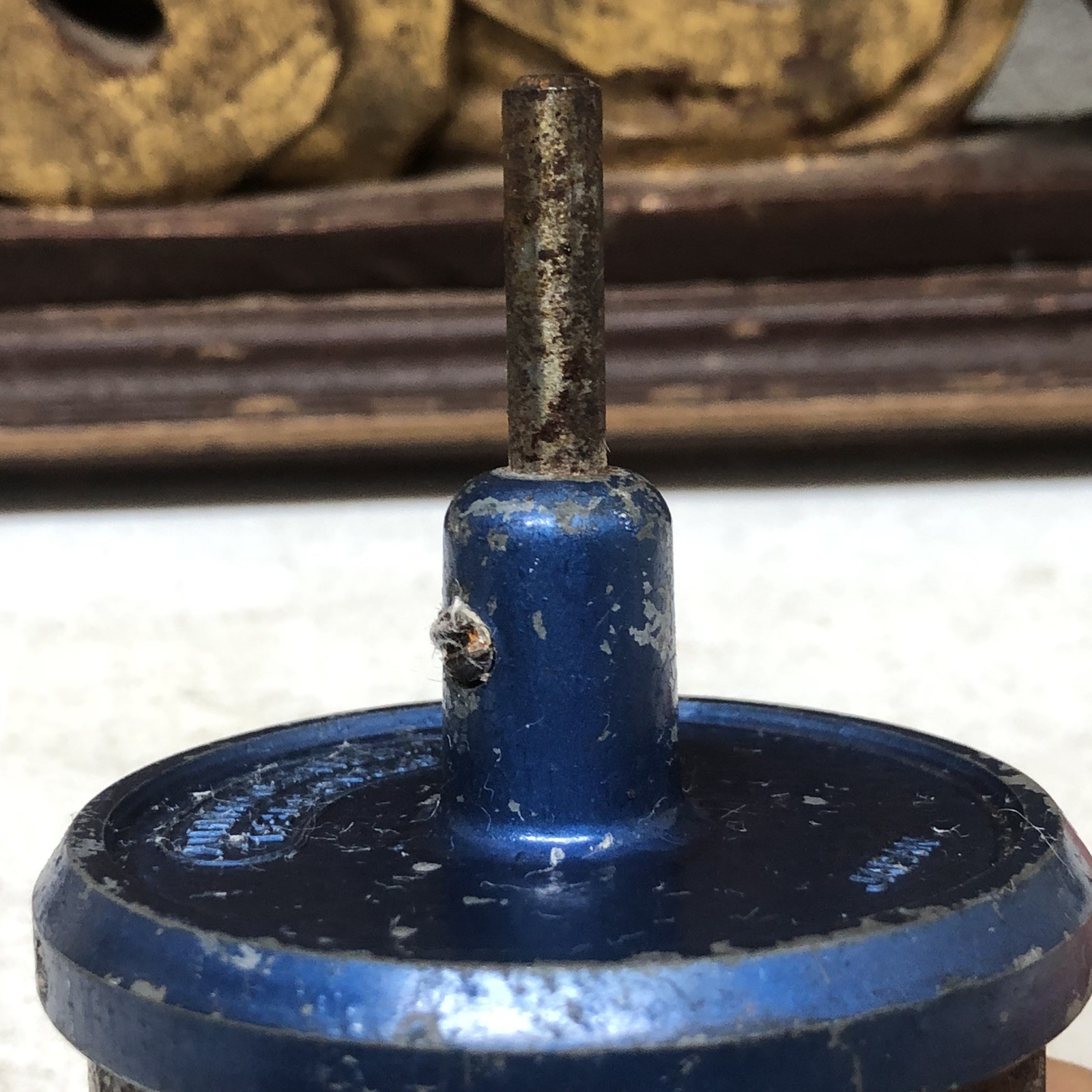 Vintage DRILL HOLE CUTTER SAW 7 Blades Spring Steel Japan