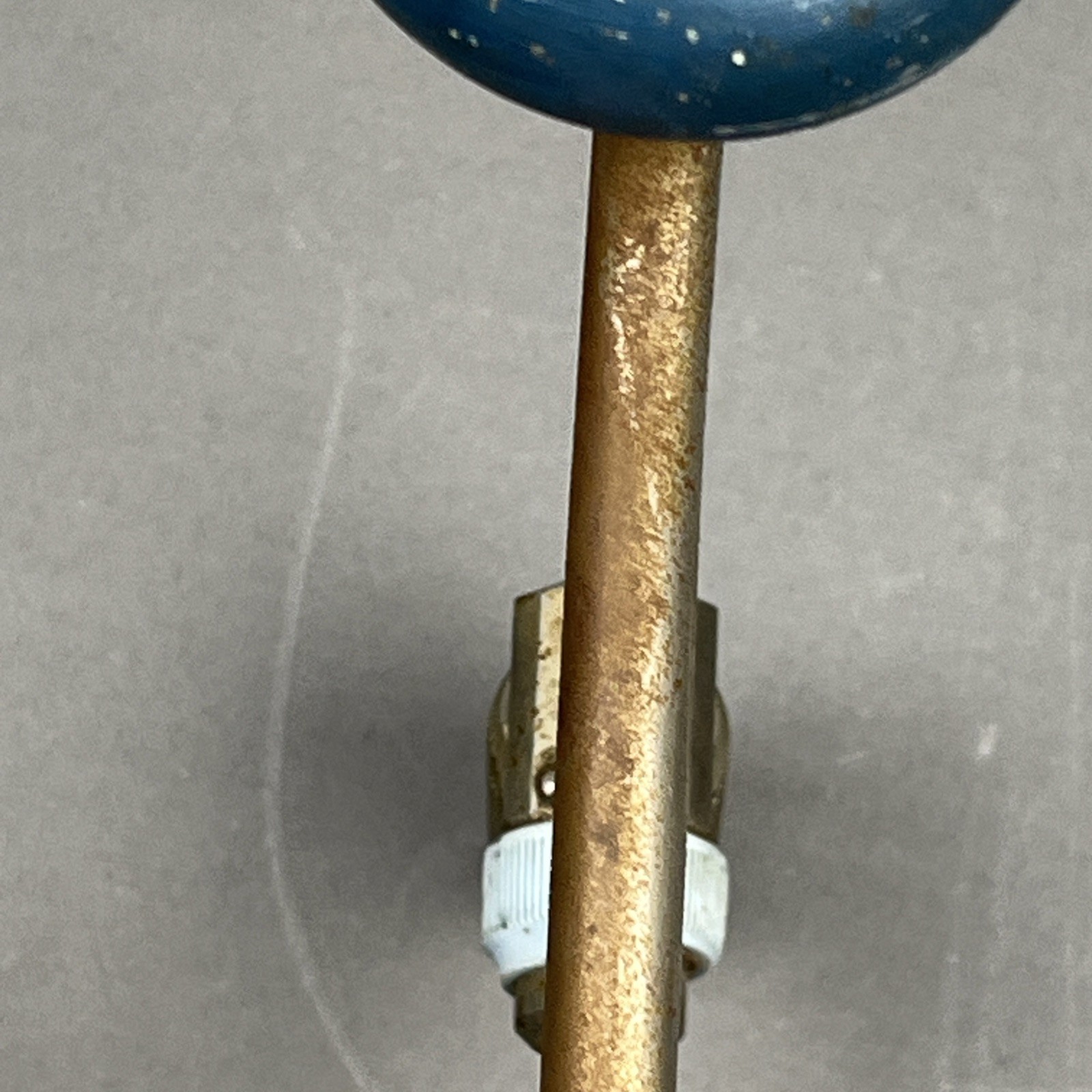 Vintage STANLEY Handyman Bit Brace Hand Drill No H1253A Made in USA – Blue Wood