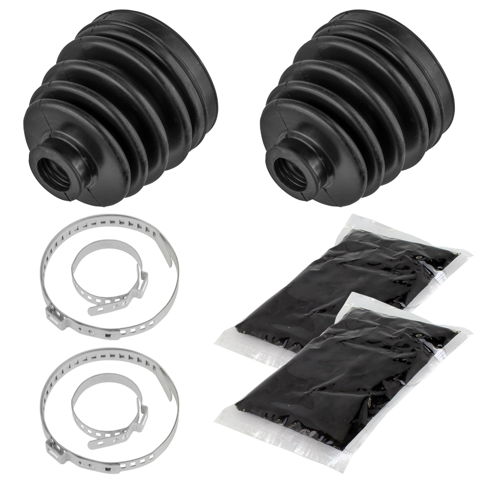 Rear Axle Inner And Outer Cv Boot Kits Compatible with Polaris Sportsman