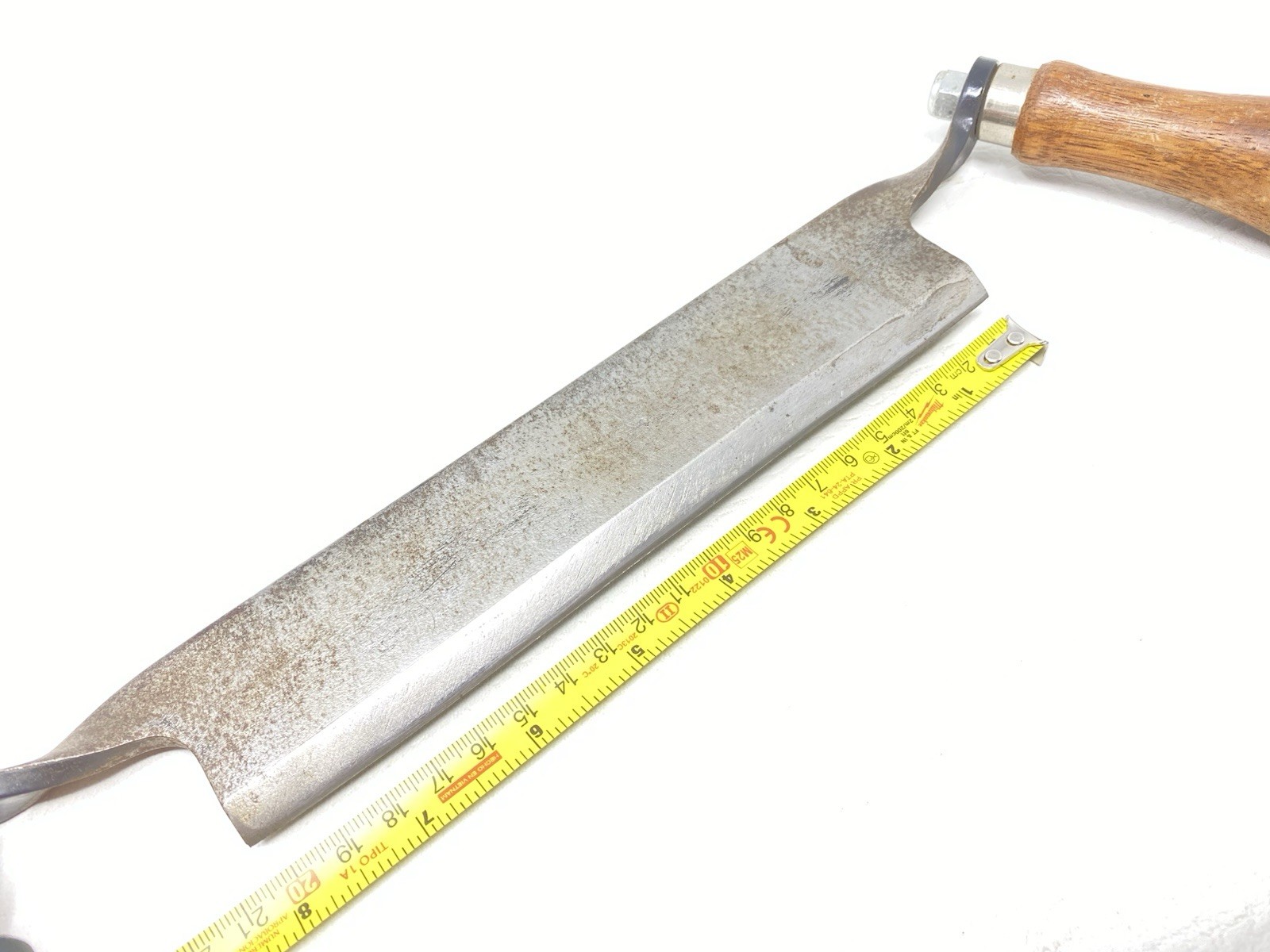 Drawknife With 8″ Blade Cutting Edge Wood Handles Nice Cond.!