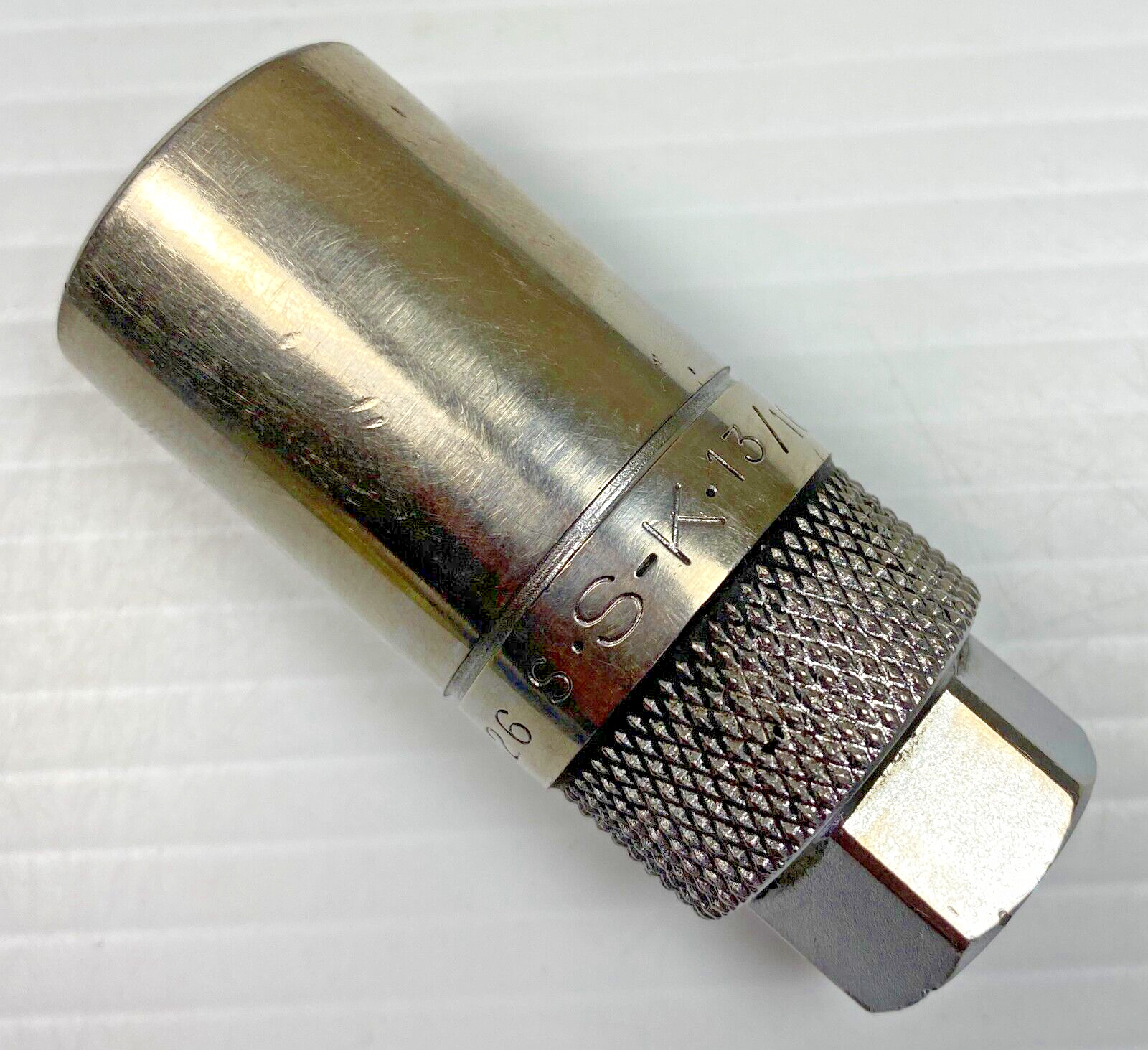 S-K Hand Tools 4426S 13/16″ Knurled Spark Plug Socket 3/8″ Drive USA Tool SK