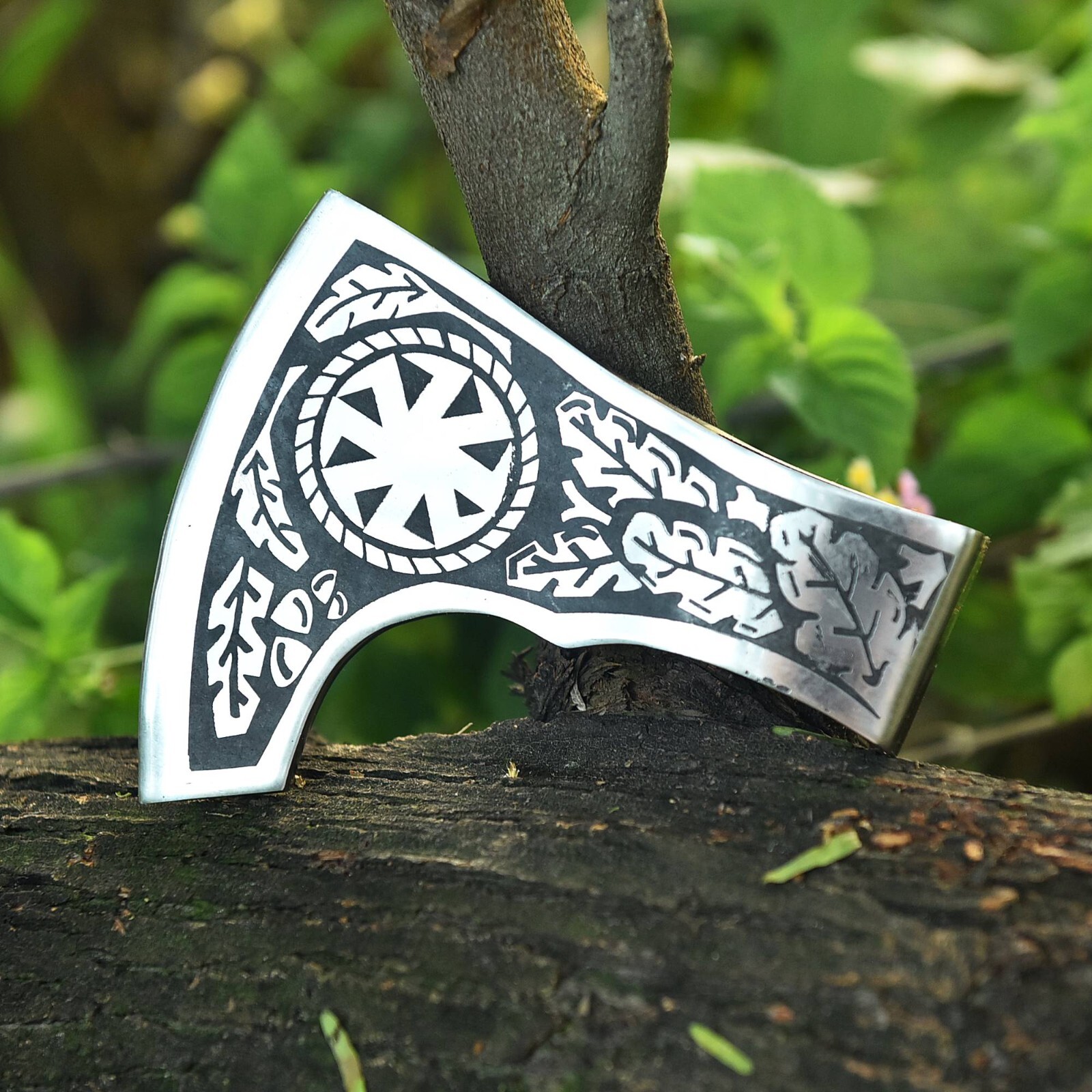 Custom Made Forged Steel Camping Axe Head Vikings TOMAHAWK HATCHET HUNTING