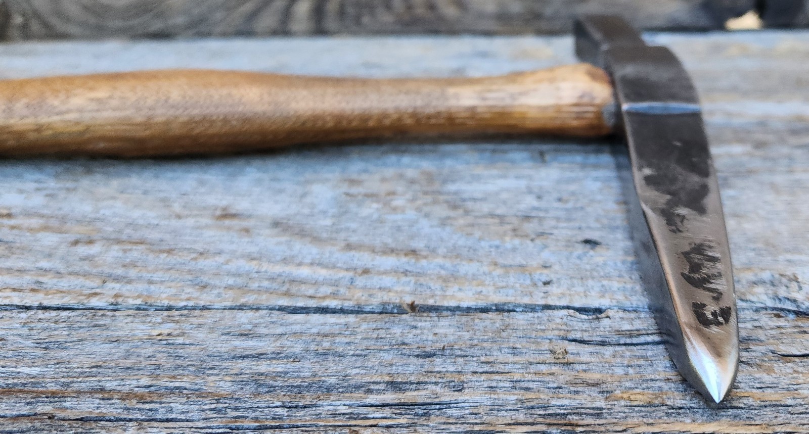Unique Vintage Spike Hammer w/ Wood Handle – Brick Stone Mason Pick Hammer